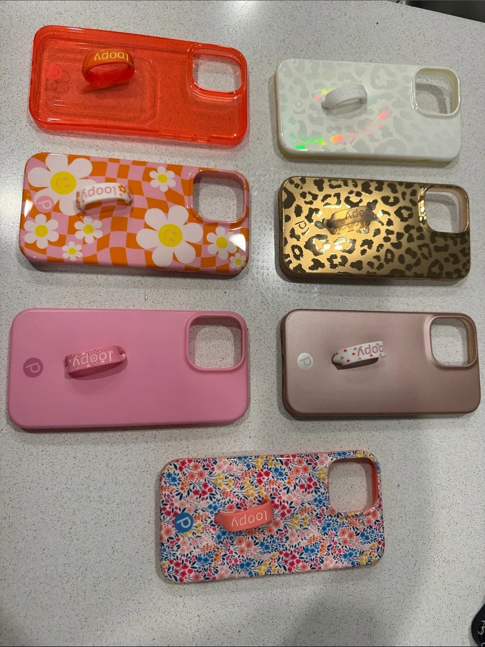Lot of 7 Loopy Case Phone Case with Pop Strap -  13 Pro Max